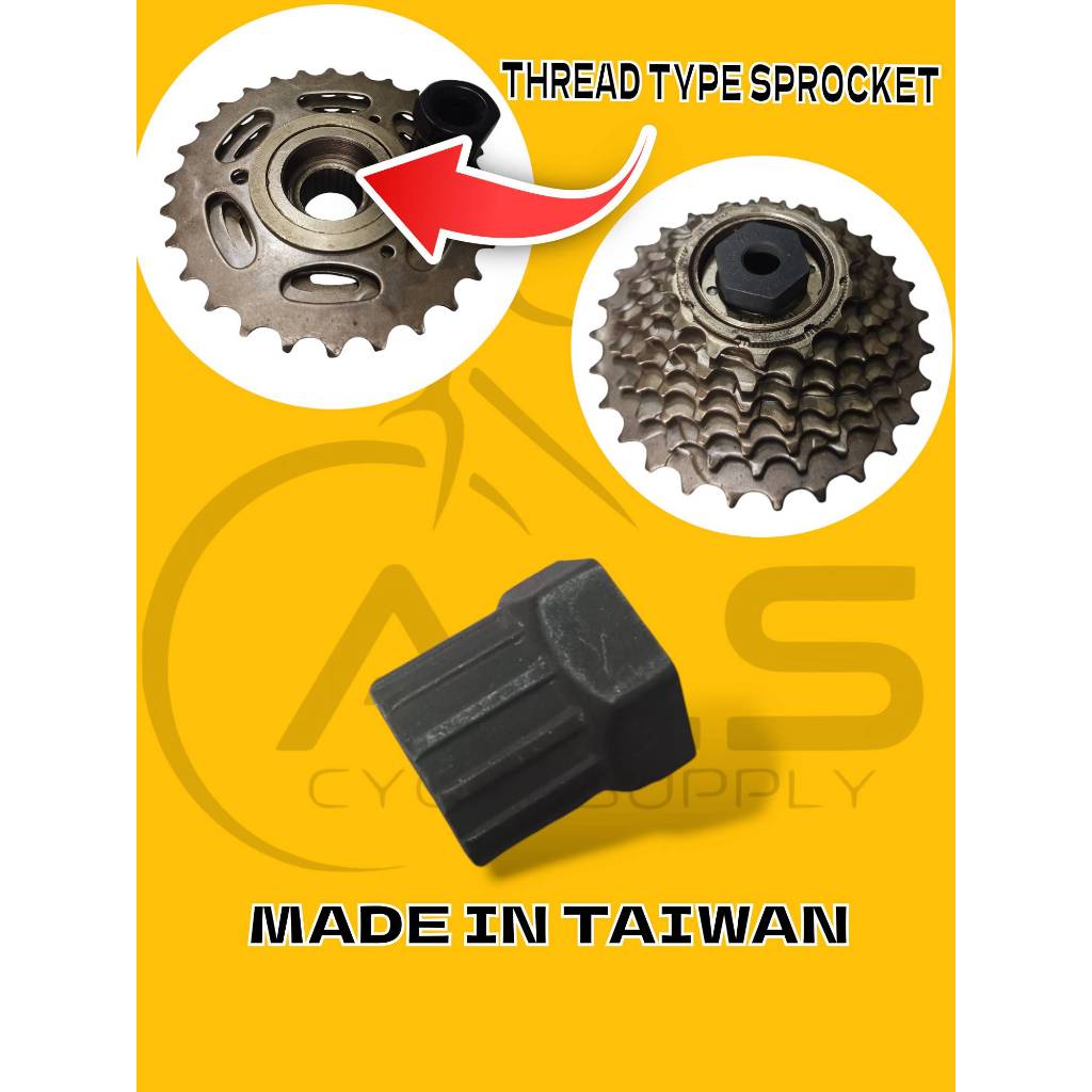 BIKE HAND YC-1214 CASSETTE /FREEWHEEL COGS / SPROCKET REMOVER BICYCLE ...