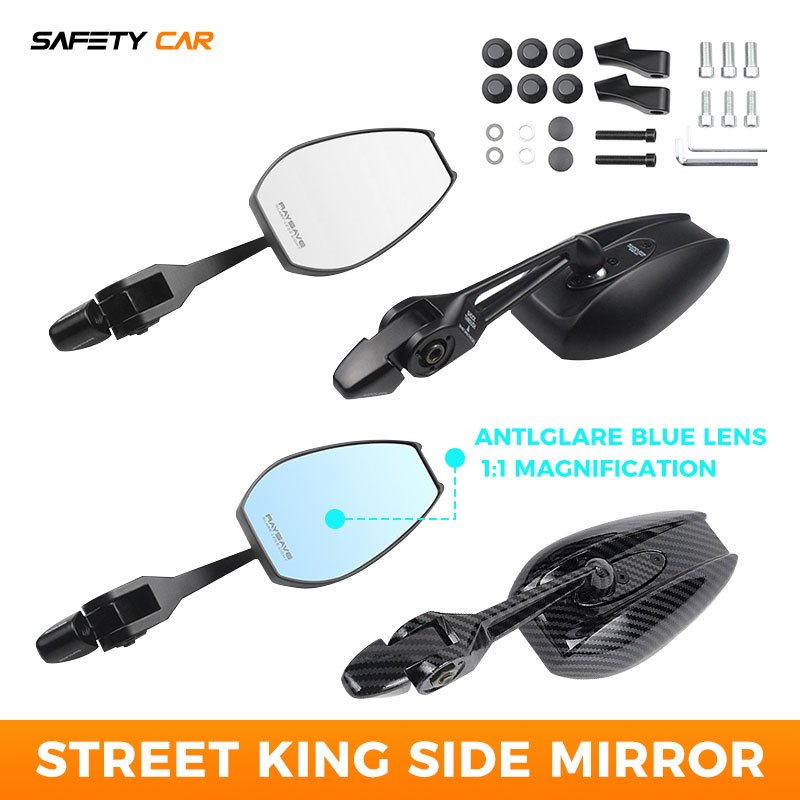 Street King Side Mirror For Motorcycle Honda Click 125i V2 V3 Anti