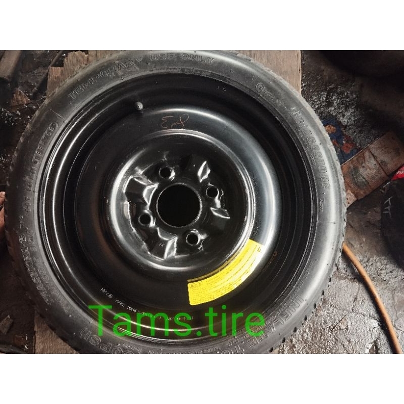 donut tire with rim size 125 70 15 4holes pcd 114 | Shopee Philippines
