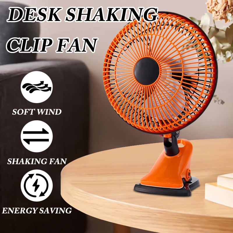 Electric mini fan clip desktop 3 blades with stand desktop Portable ...