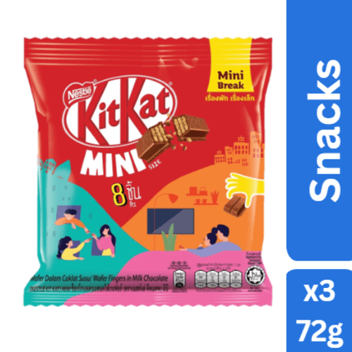 Kit Kat Milk Chocolate Mini 9G Pack Of 8 Bundle of 3 Shopee Philippines