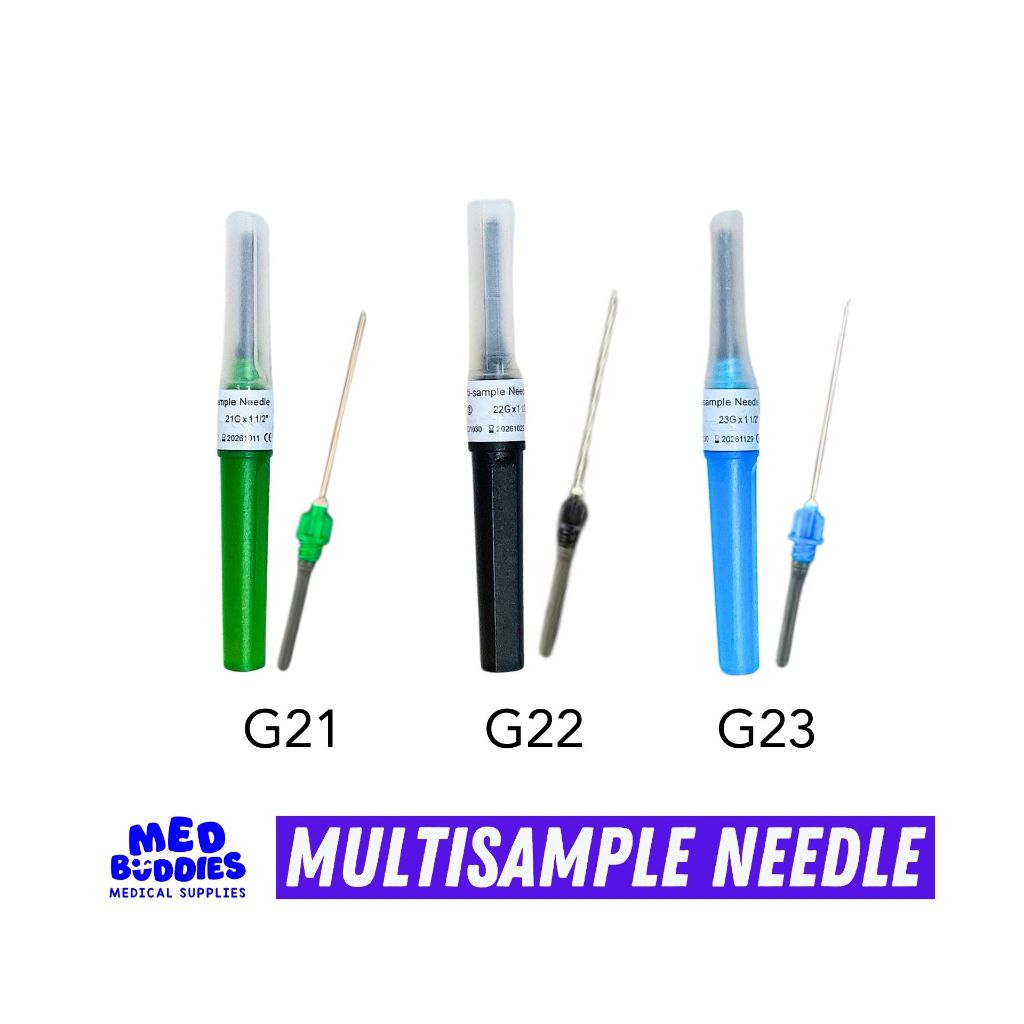 Multisample Needles G21 G22 G23 Multi Sample Needle Non Flashback 21G
