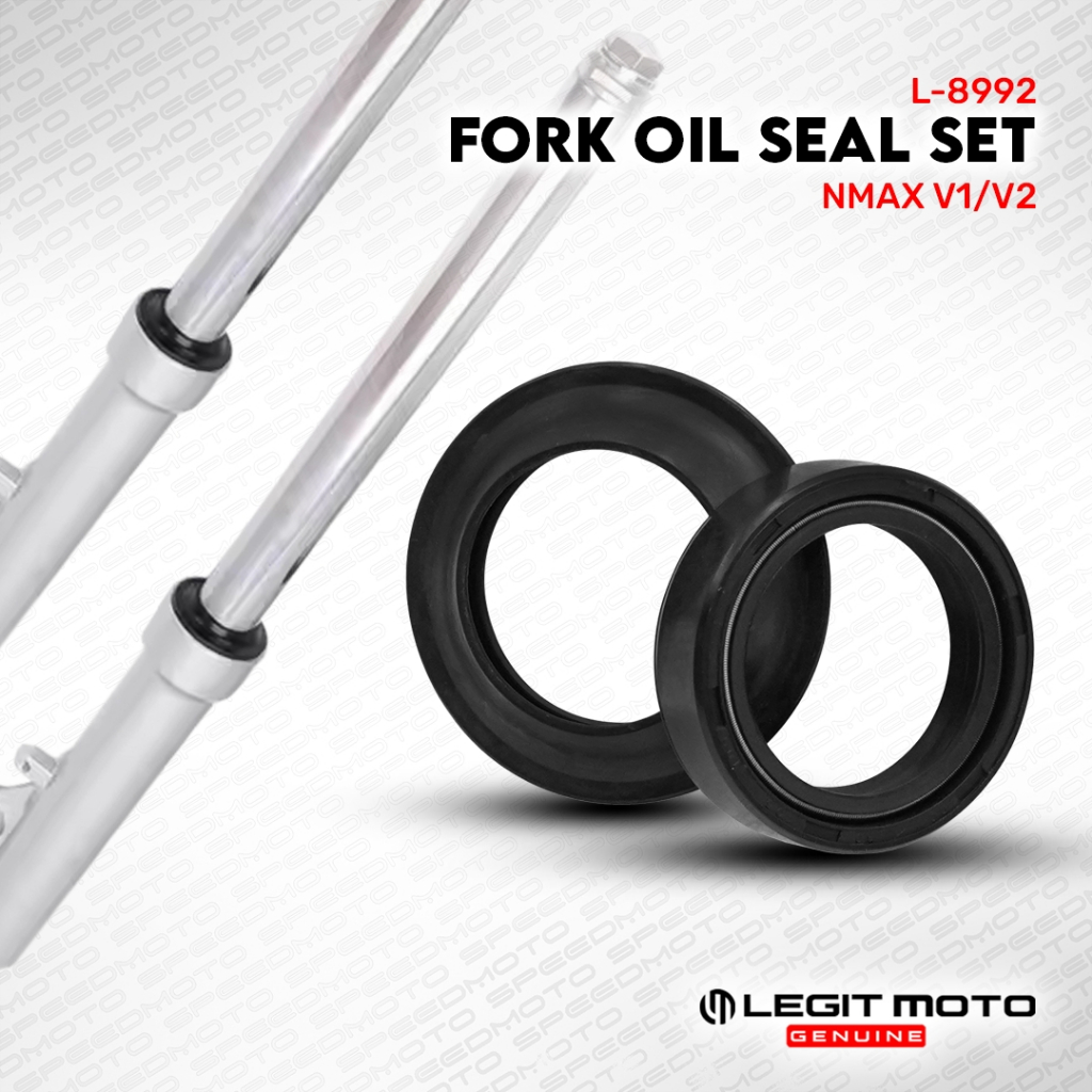 LEGITMOTO GENUINE FORK OIL SEAL SET / FRONT SHOCK DUST SEAL DAMPER FOR