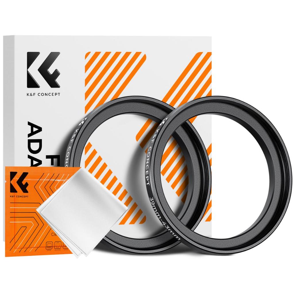 K & F konsept 18 adet adım halkası kitleri Lens filtre halkası adaptörü seti 37