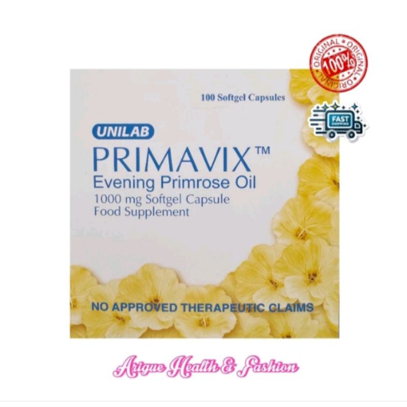 PRIMAVIX Evening Primrose Oil 1000mg sold per capsule | Shopee Philippines