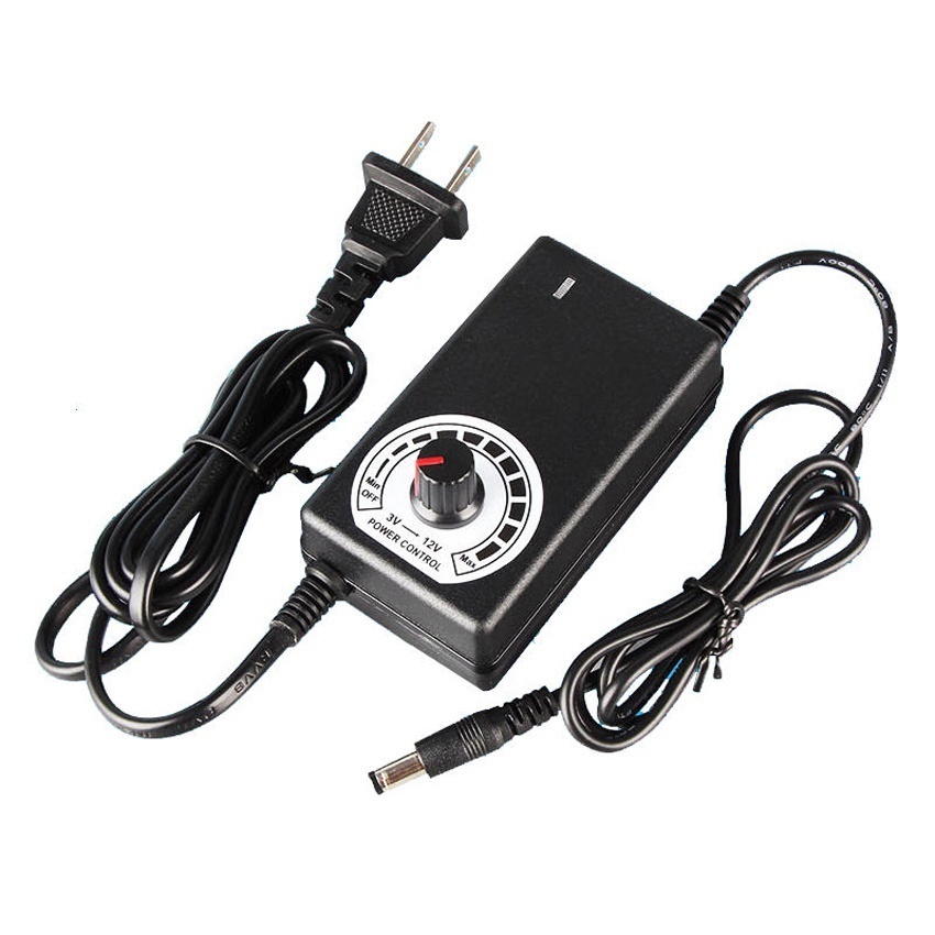 Adjustable ON/OFF Adapter Adjustable Voltage Switch Dual Line DC ...