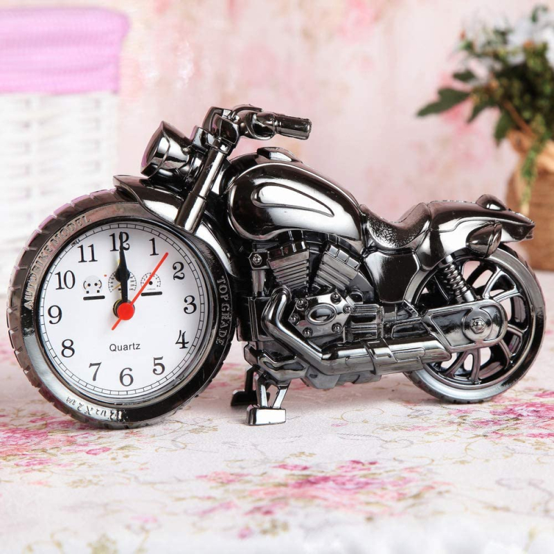 Motorcycle Alarm Clock Home Decorators Desk Clock Student Table Clock ...