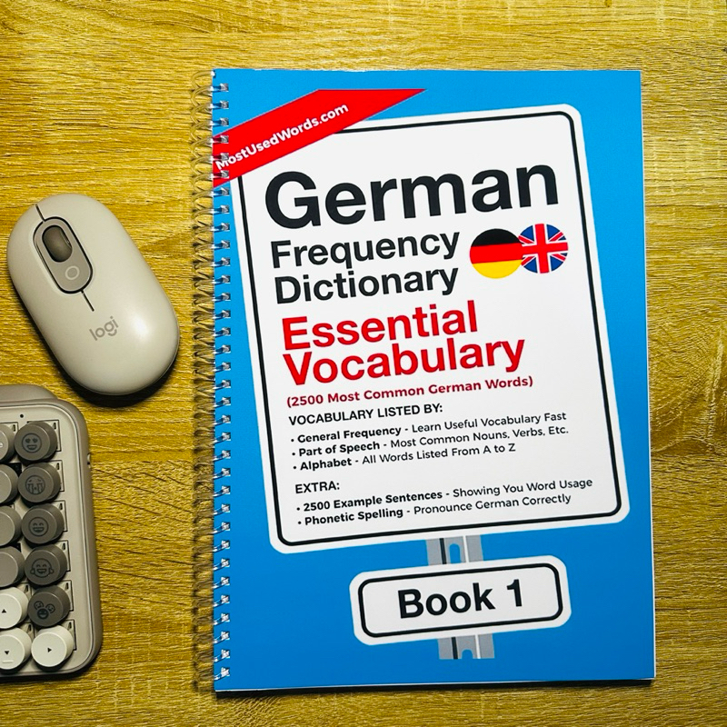 German Frequency Dictionary Essential Vocabulary 2500 Most Common