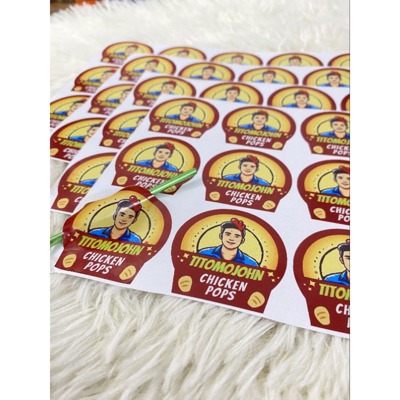 (50pcs) Customised/Personalised Product Sticker Label | Shopee Philippines