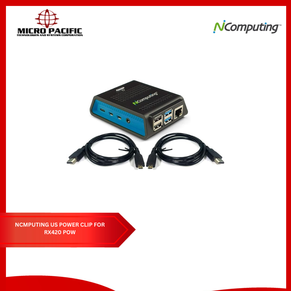 NComputing US Power Clip for RX420 POW - Essential Power Accessory ...