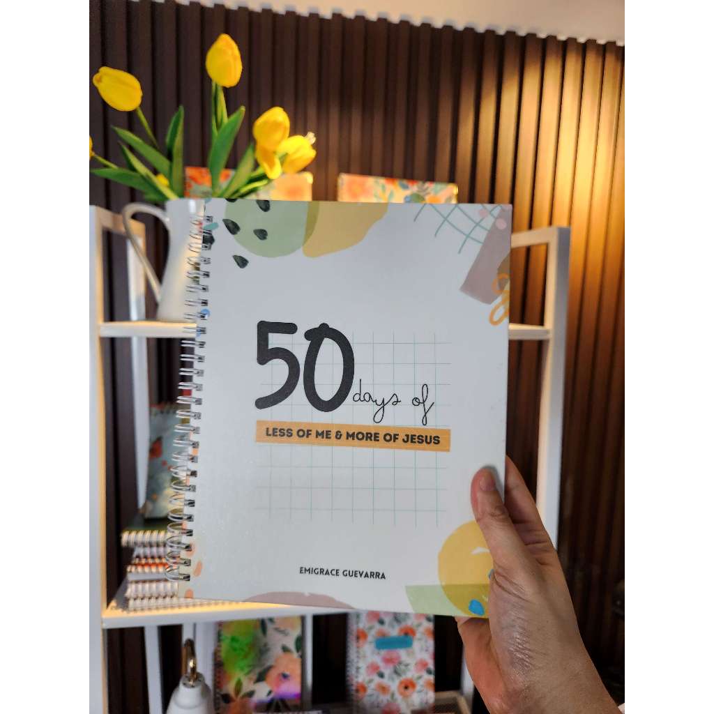50 Days of Less of Me & More of Jesus Devotional Journal | Shopee ...