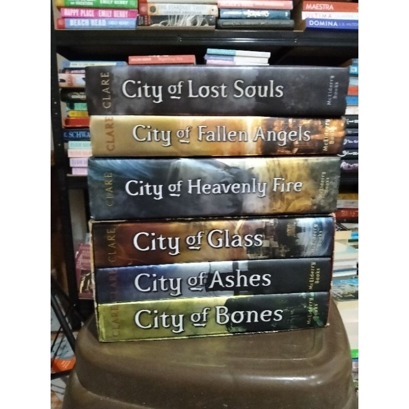 Mortal instruments by Cassandra Clare (HARDBOUND) COMPLETE SET | Shopee ...