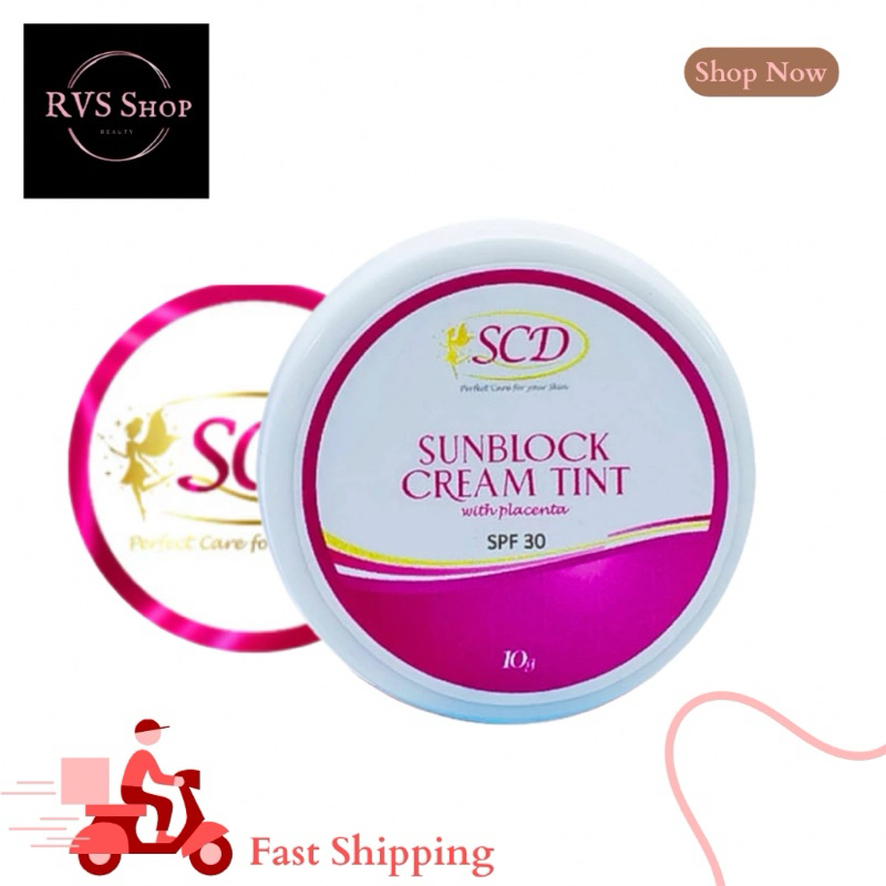 SCD sunblock cream tint SPF 30 10grms | Shopee Philippines