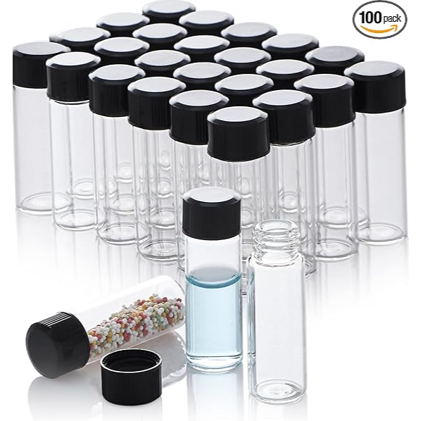 MT GLASS VIAL CLEAR WITH SCREW CAP FOR LABORATORY Shopee Philippines