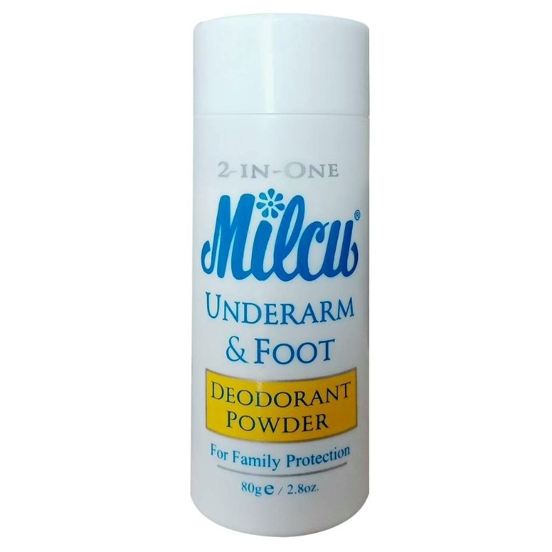milcu foot and underarm powder 40g & 80g, underarm deodorant roll on ...