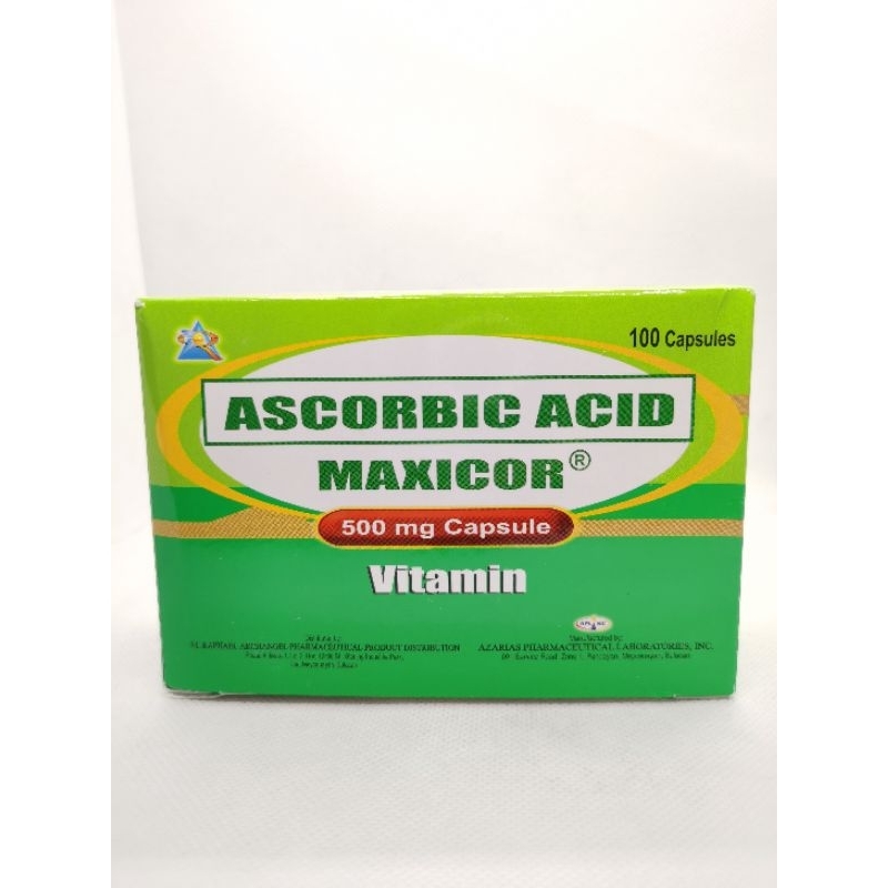Maxicor 500mg Capsule Ascorbic acid as Sodium Ascorbate -Non acidic ...