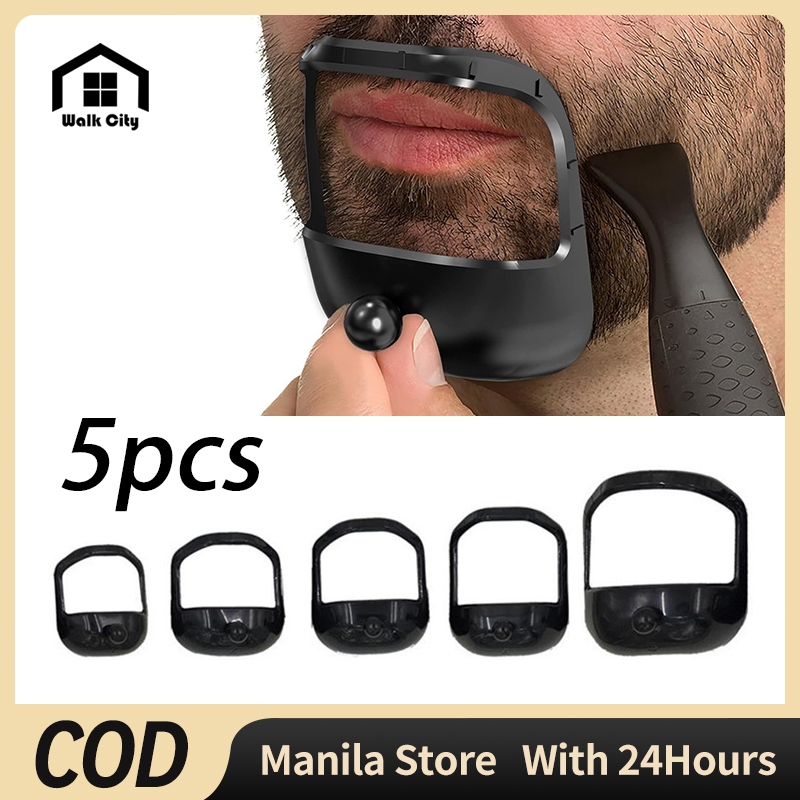 Facial Hair Styling Ruler 5 Templates for Precise Beard and Mustache ...
