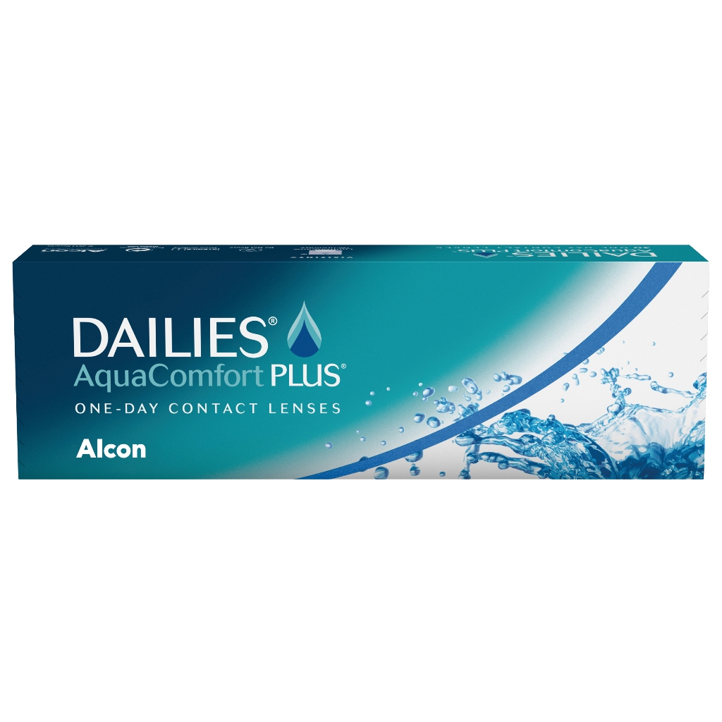 Alcon Dailies Aqua Comfort Plus Daily Disposable Clear Contact Lens [-0 ...