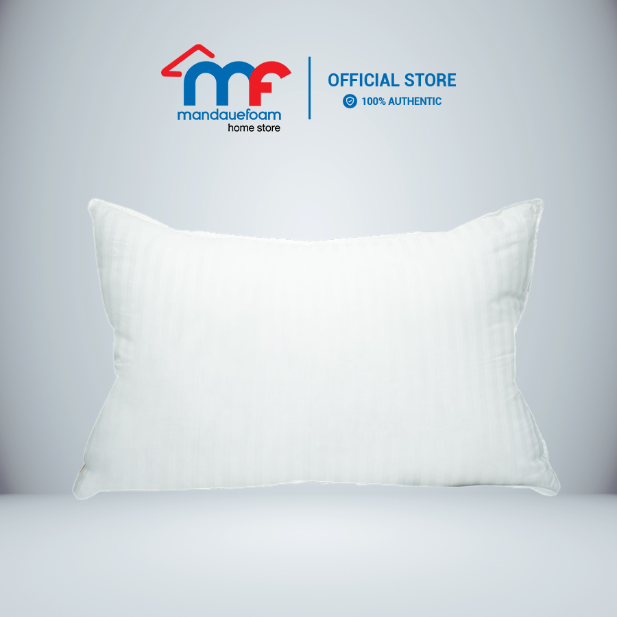 Mandaue Foam Deluxe Pillow Plain White Shopee Philippines