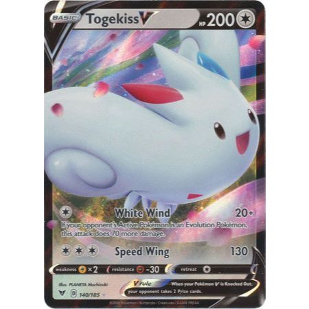 Carte Pokémon Togekiss V 140/185 Voltage Eclatant FR
