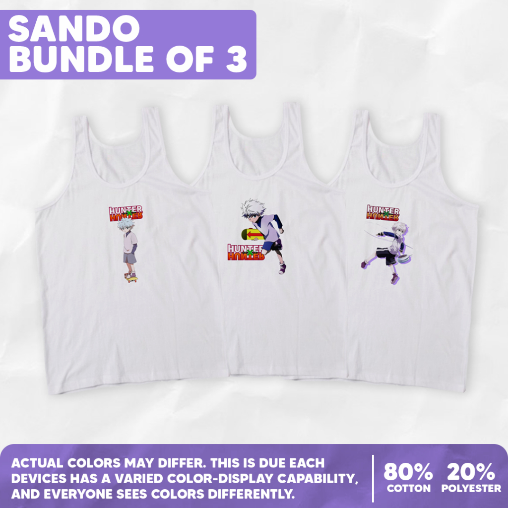 kids wear hub sando for kids boys assorted KILLUA 0-10 years old subli ...