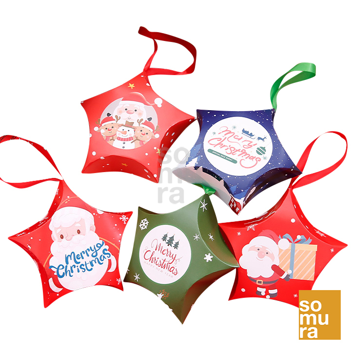 Creative Christmas Candy Boxes - Star-Shaped Gift Packaging & Tree ...