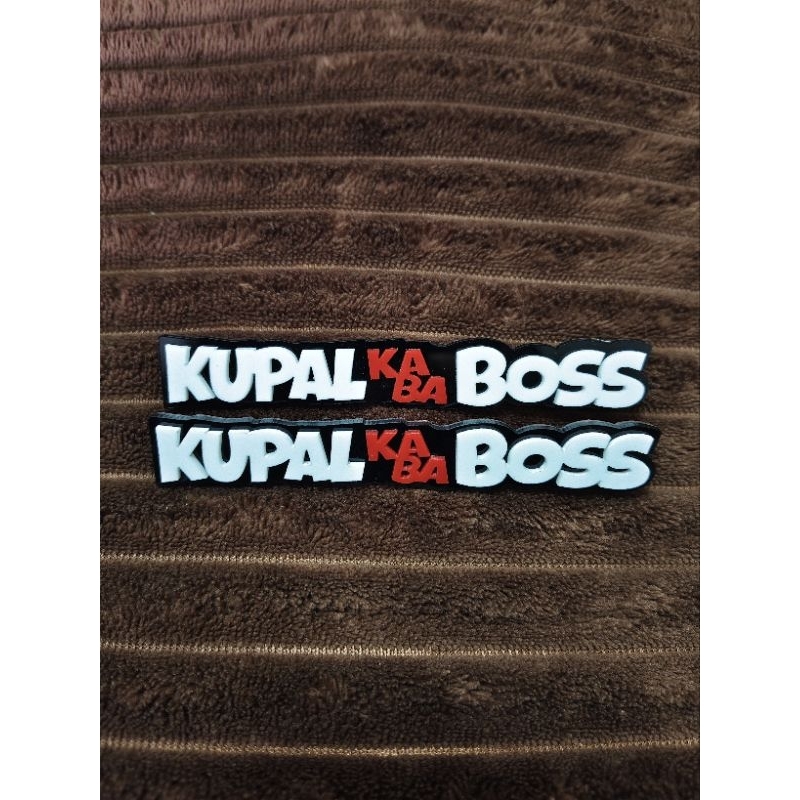 KUPAL KA BA BOSS 専用ページ Kupal Kaba Boss Emblem Acrylic - High Quality - TikTok Shop