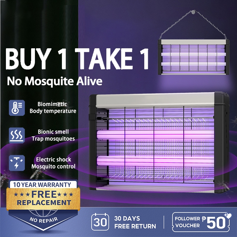 Mosquito Insect Killer Lamp Buy 1 Take 1 Hanging Electric UV Light Bulb ...