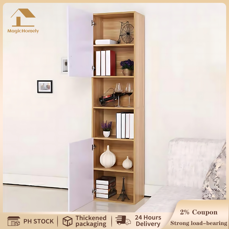 COD Bookshelf Wooden Wine Cabinet Storage Rack Display Cabinet Bedroom ...