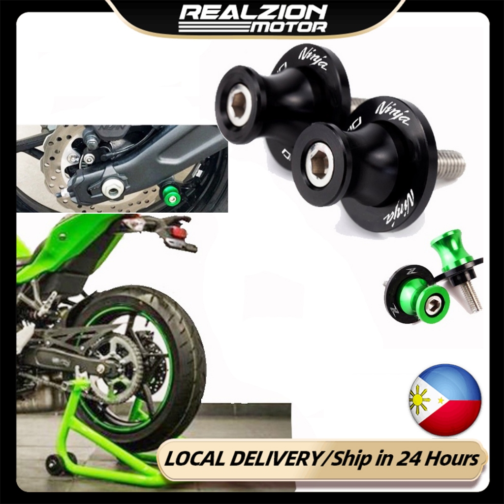 ForKAWASAKI ninja 400 z400 Z1000 Z900 ZX25r Spools Screw Paddock Stand ...