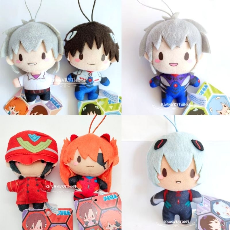 Evangelion - Asuka Langley, Misato, Rei Ayanami, Nagisa Kaworu & Shinji ...