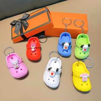Mini Croc Shoe Keychain Slipper Keychain Cute Charms | Shopee Philippines