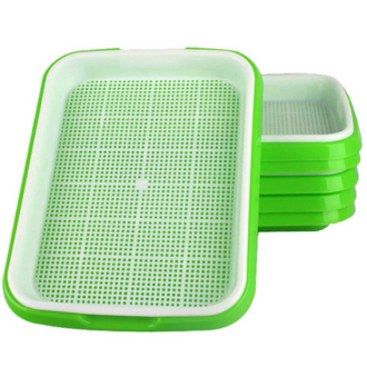 Seed Sprouter W/ Cover Seed Germination Tray Hydrophonics Plants ...