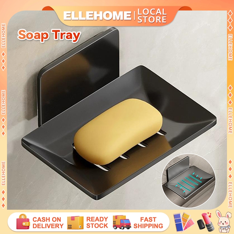 Soap Tray Wall Mount Strong Adhesive Stainless Steel Soap Storage Rack ...