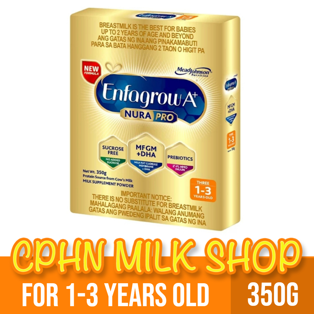 Newborn Enfagrow Step Enfagrow A+ Three NuraPro 350g For 1-3 Years