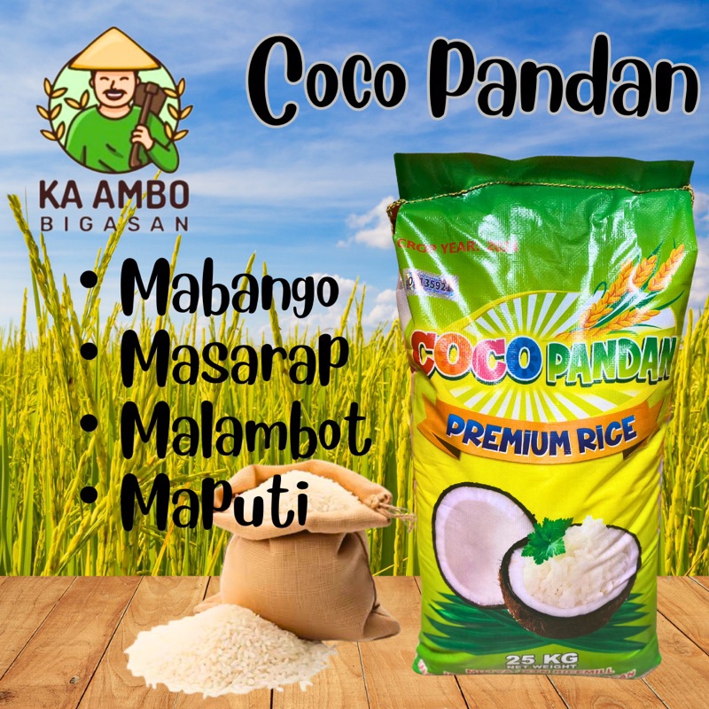 COCO PANDAN PREMIUM RICE 1KG, 3KG, 5KG (REPACKED) | Shopee Philippines