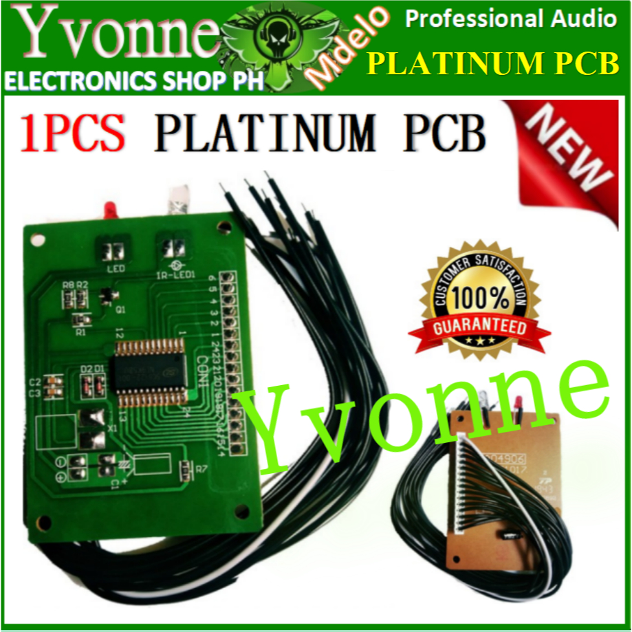 Yvonne SHOP 1Set PLATINUM PCB Remote Control + Button Set for Videoke ...