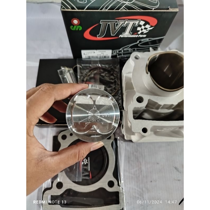 JVT 58mm Sniper 135/150 CHROMEBORE CYLINDER BLOCK SET FORGED PISTON ...