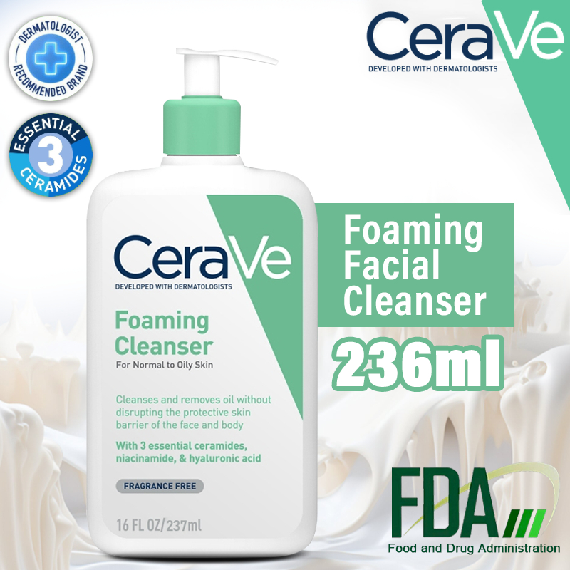 Cerave Foaming Facial Cleanser 237ml | Shopee Philippines