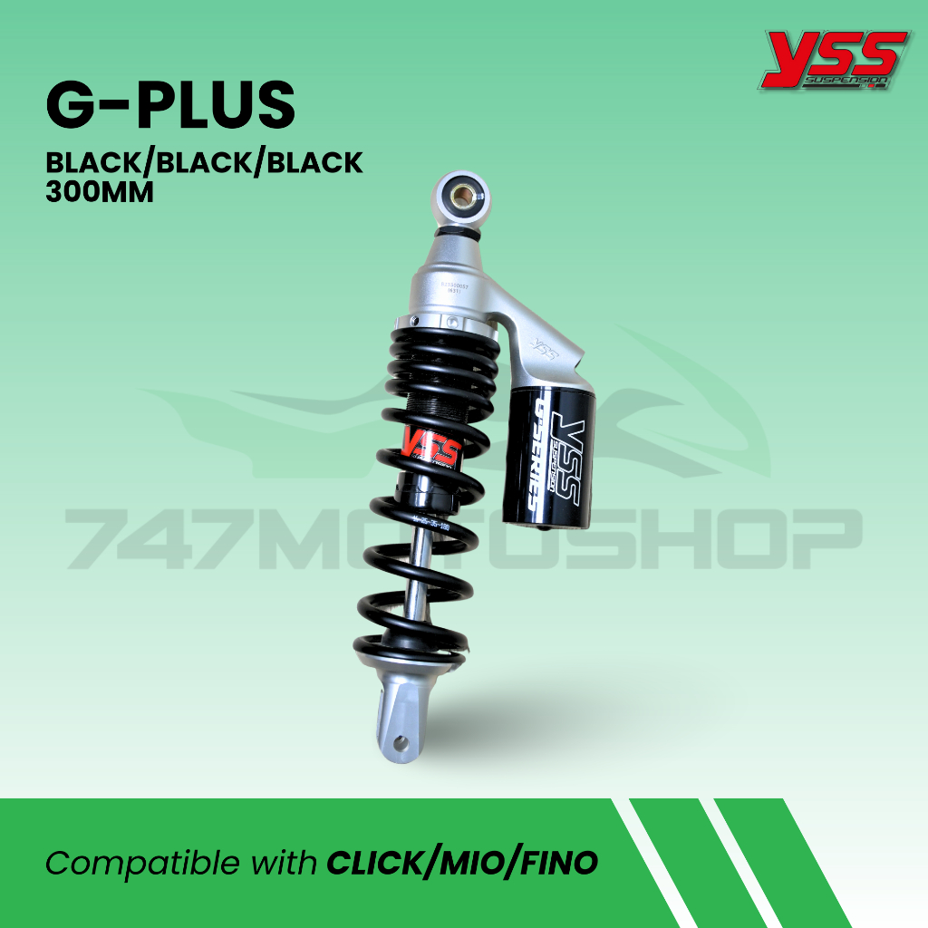 YSS G-PLUS FOR CLICK/MIO/FINO (300MM) | Shopee Philippines
