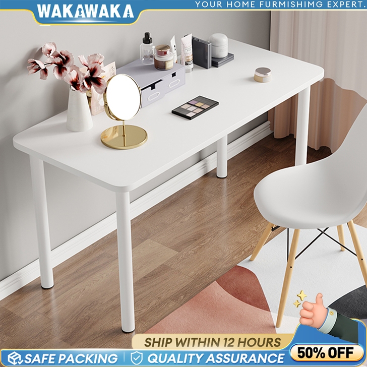Wood Study Table For Students Office Desk Table 140CM Home Computer ...