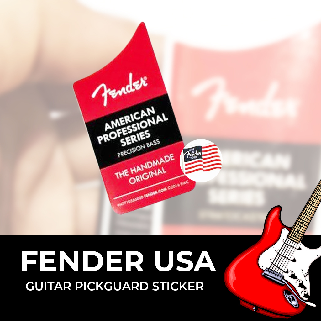 Fender USA Guitar Pickguard Sticker | Shopee Philippines