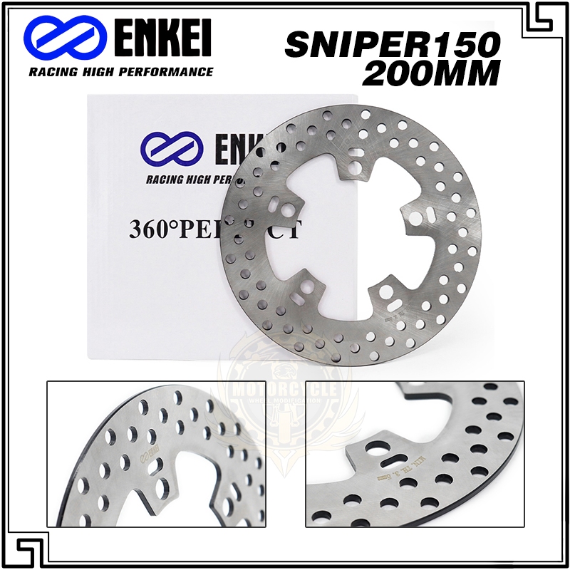 ENKEI Sniper150 Sniper 155 200MM Rear Disc Brake Rotor 5 Holes Shock ...