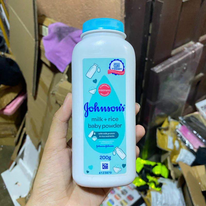 Johnson’s Baby Powder Milk + Rice 200g | Shopee Philippines