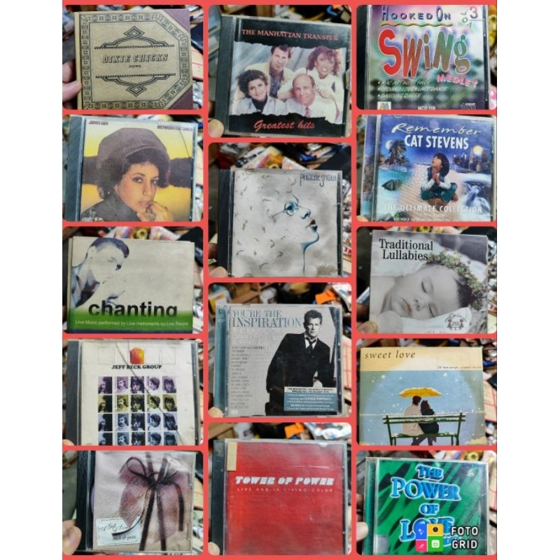 Vintage Random Music CD {ORIGINAL} Assorted Preloved 11/18c | Shopee ...