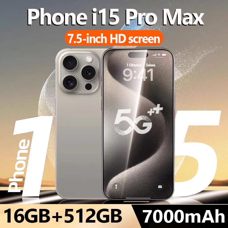 2024 SALE Brand New I15 pro max 16GB+512GB Original Cellphone Android