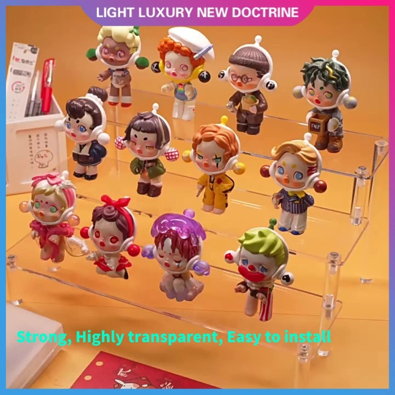 Display Stand Acrylic Stand Toy Storage Figure Display Rack Shelf Rack ...