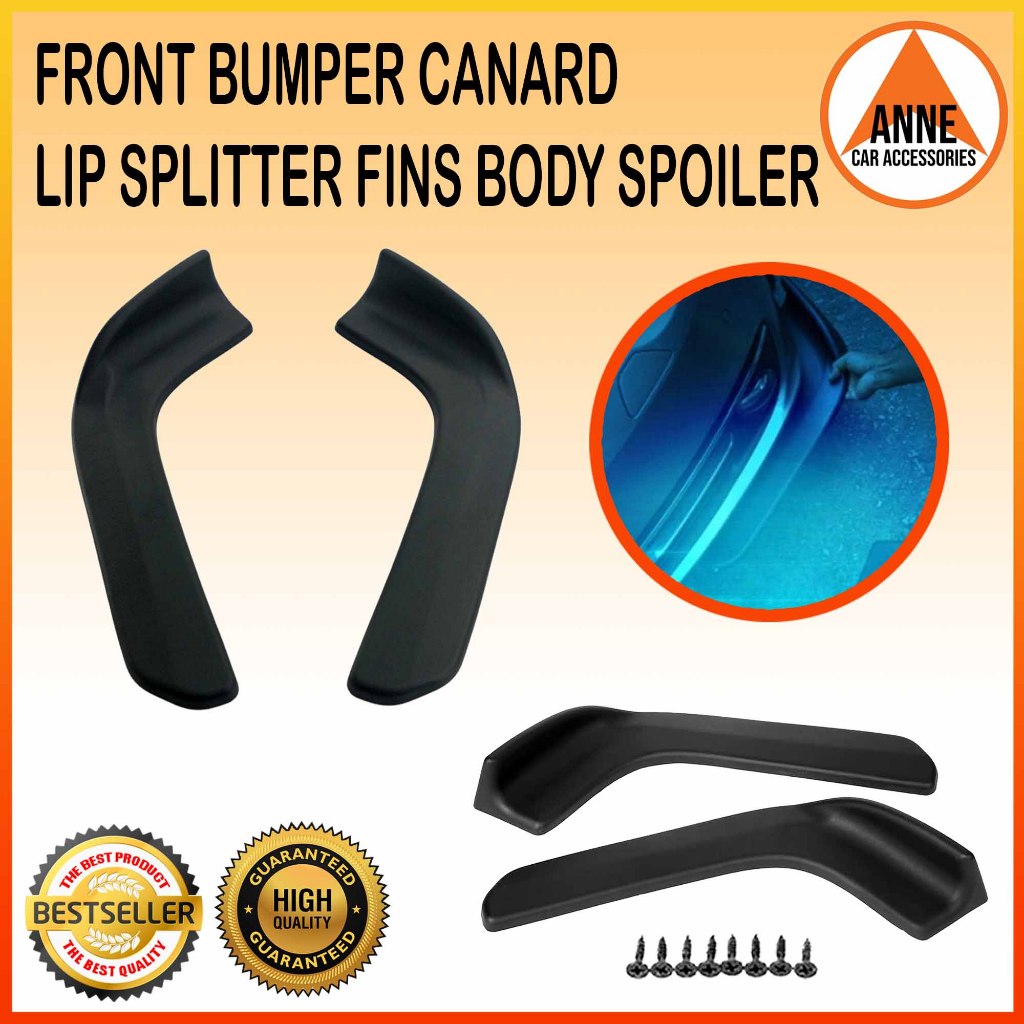Universal Car Diffuser #502 for Toyota Wigo Front Bumper Lip Splitter ...