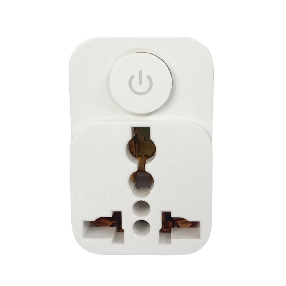 OMNI Universal Adapter Plug with Switch 10A 220V for Electrical Outlet ...