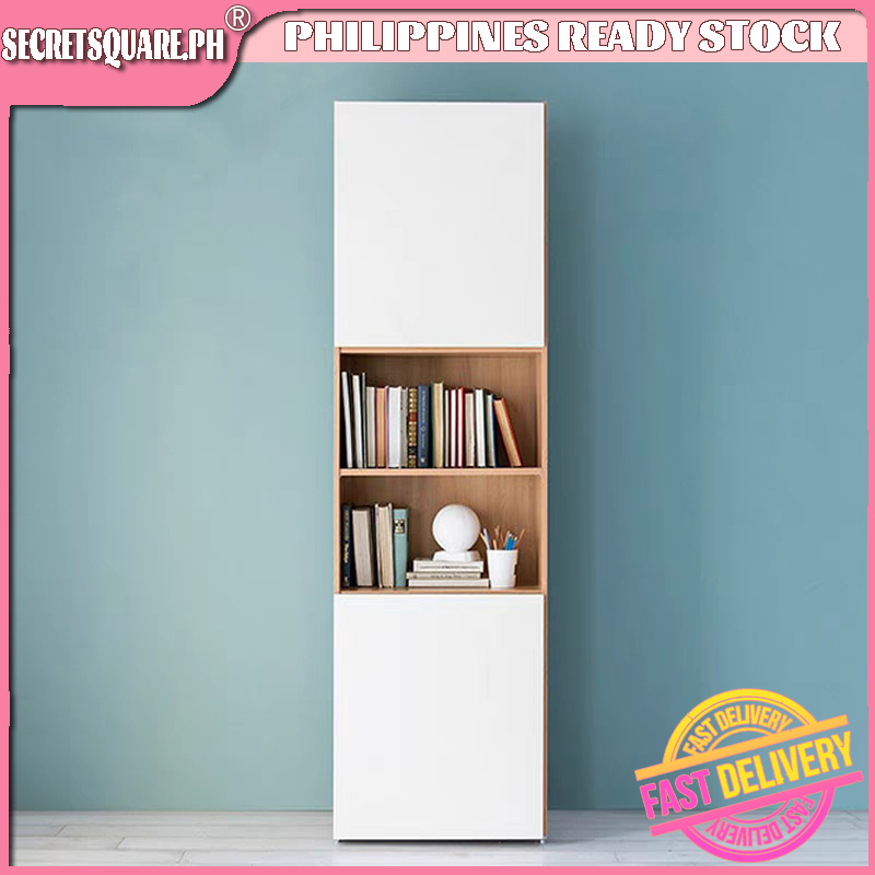 COD Multi-Layer Book Shelf Grids Cabinet with Door Locker Floor ...